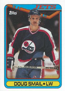 #268 Doug Smail - Winnipeg Jets - 1990-91 Topps Hockey