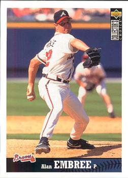#268 Alan Embree - Atlanta Braves - 1997 Collector's Choice Baseball