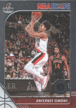 #268 Anfernee Simons - Portland Trail Blazers - 2019-20 Hoops Premium Stock Basketball