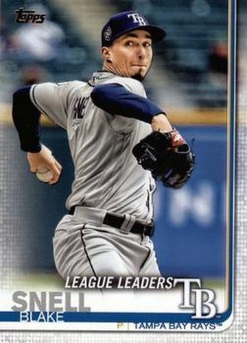 #268 Blake Snell - Tampa Bay Rays - 2019 Topps Baseball