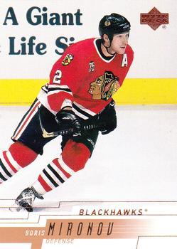 #268 Boris Mironov - Chicago Blackhawks - 2000-01 Upper Deck Hockey