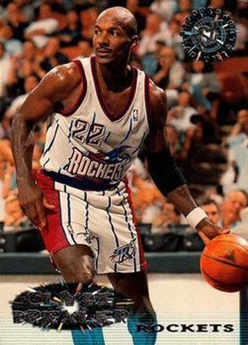 #268 Clyde Drexler - Houston Rockets - 1995-96 Stadium Club Basketball
