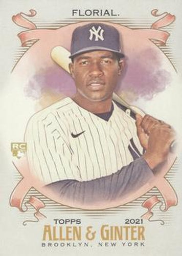 #268 Estevan Florial - New York Yankees - 2021 Topps Allen & Ginter Baseball