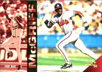 #268 Fred McGriff - Atlanta Braves - 1994 Select Baseball