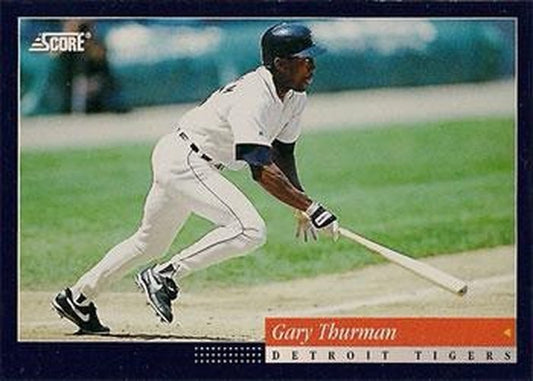 #268 Gary Thurman - Detroit Tigers -1994 Score Baseball