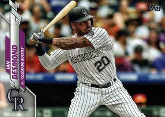 #268 Ian Desmond - Colorado Rockies - 2020 Topps Baseball