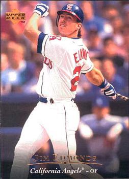 #268 Jim Edmonds - California Angels - 1995 Upper Deck Baseball