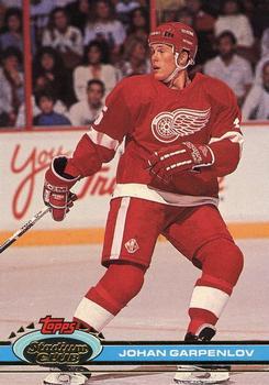 #268 Johan Garpenlov - Detroit Red Wings - 1991-92 Stadium Club Hockey