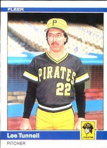 #268 Lee Tunnell - Pittsburgh Pirates - 1984 Fleer Baseball
