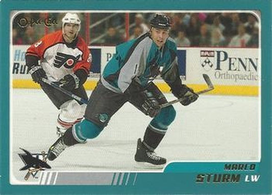 #268 Marco Sturm - San Jose Sharks - 2003-04 O-Pee-Chee Hockey