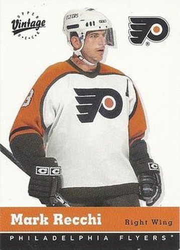 #268 Mark Recchi - Philadelphia Flyers - 2000-01 Upper Deck Vintage Hockey