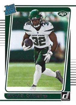 #268 Michael Carter - New York Jets - 2021 Donruss Football