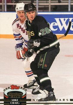 #268 Mike Craig - Minnesota North Stars - 1992-93 Stadium Club Hockey