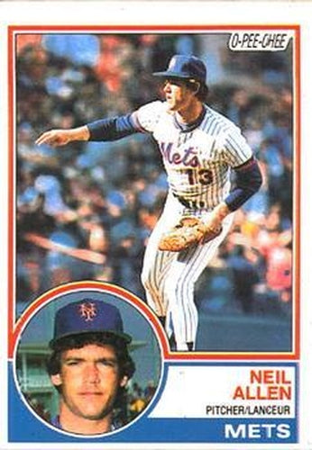 #268 Neil Allen - New York Mets - 1983 O-Pee-Chee Baseball