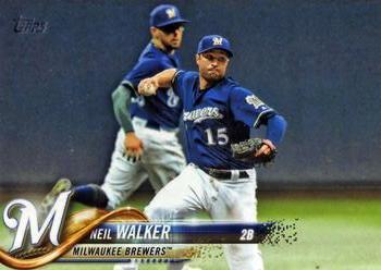 #268 Neil Walker - Milwaukee Brewers - 2018 Topps Baseball