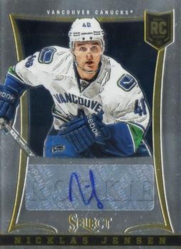#268 Nicklas Jensen - Vancouver Canucks - 2013-14 Panini Select Hockey
