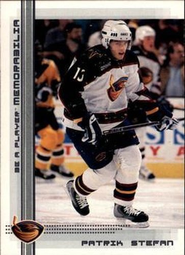 #268 Patrik Stefan - Atlanta Thrashers - 2000-01 Be a Player Memorabilia Hockey
