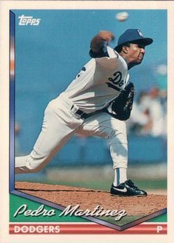 #268 Pedro Martinez - Los Angeles Dodgers - 1994 Topps Baseball