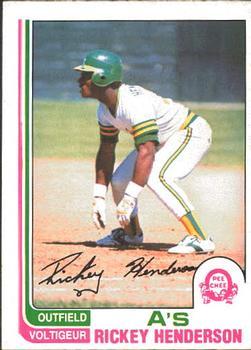 #268 Rickey Henderson - Oakland Athletics - 1982 O-Pee-Chee Baseball