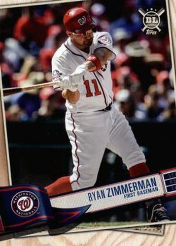 #268 Ryan Zimmerman - Washington Nationals - 2019 Topps Big League Baseball