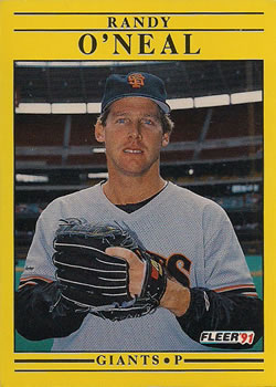 #268 Randy O'Neal - San Francisco Giants - 1991 Fleer Baseball
