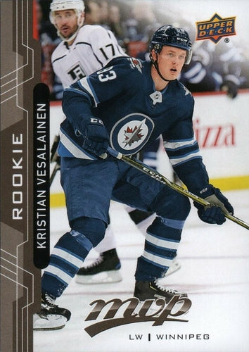 #268 Kristian Vesalainen - Winnipeg Jets - 2018-19 Upper Deck MVP Hockey