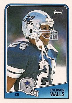 #268 Everson Walls - Dallas Cowboys - 1988 Topps Football