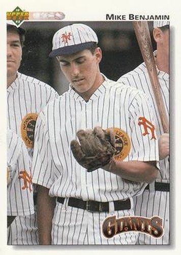 #268 Mike Benjamin - San Francisco Giants - 1992 Upper Deck Baseball
