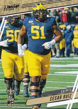 #268 Cesar Ruiz - New Orleans Saints - 2020 Panini Prestige Football
