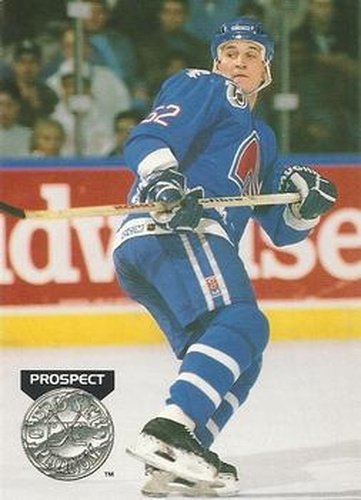 #268 Adam Foote - Quebec Nordiques - 1991-92 Pro Set Platinum Hockey