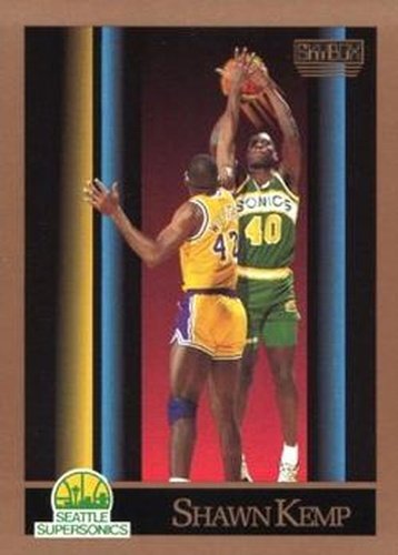 #268 Shawn Kemp - Seattle SuperSonics - 1990-91 SkyBox Basketball