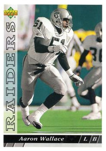 #268 Aaron Wallace - Los Angeles Raiders - 1993 Upper Deck Football
