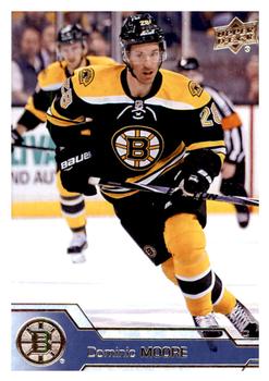 #268 Dominic Moore - Boston Bruins - 2016-17 Upper Deck Hockey