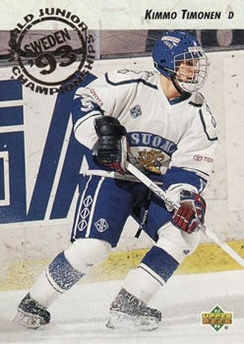 #268 Kimmo Timonen - Finland - 1993-94 Upper Deck Hockey