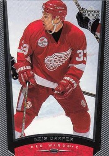 #268 Kris Draper - Detroit Red Wings - 1998-99 Upper Deck Hockey