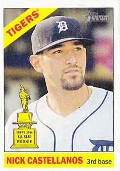 #268a Nick Castellanos - Detroit Tigers - 2015 Topps Heritage Baseball