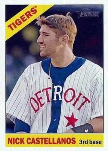 #268b Nick Castellanos - Detroit Tigers - 2015 Topps Heritage Baseball