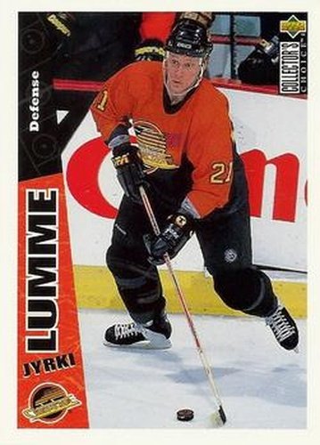 #269 Jyrki Lumme - Vancouver Canucks - 1996-97 Collector's Choice Hockey