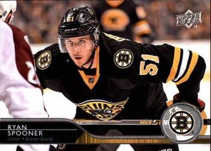 #269 Ryan Spooner - Boston Bruins - 2014-15 Upper Deck Hockey