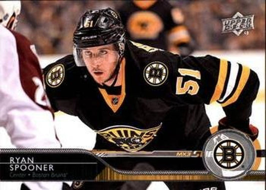 #269 Ryan Spooner - Boston Bruins - 2014-15 Upper Deck Hockey