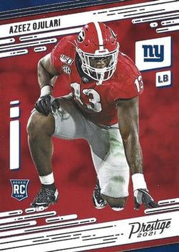 #269 Azeez Ojulari - New York Giants - 2021 Panini Prestige Football