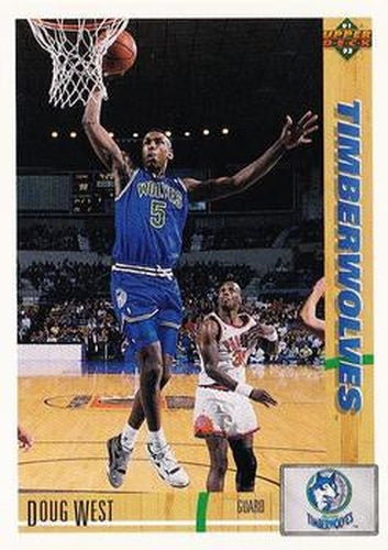 #269 Doug West - Minnesota Timberwolves - 1991-92 Upper Deck Basketball