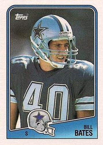 #269 Bill Bates - Dallas Cowboys - 1988 Topps Football