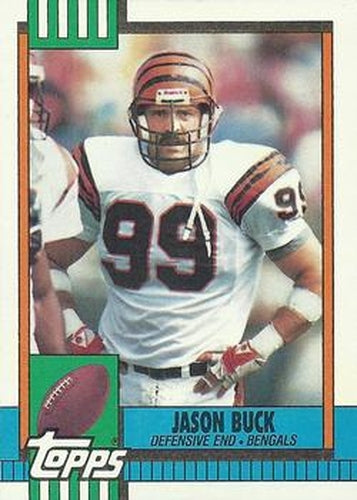 #269 Jason Buck - Cincinnati Bengals - 1990 Topps Football