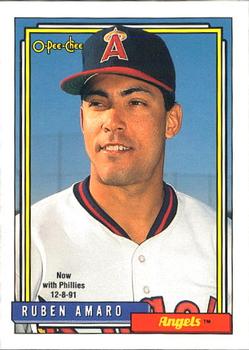 #269 Ruben Amaro Jr. - Philadelphia Phillies - 1992 O-Pee-Chee Baseball