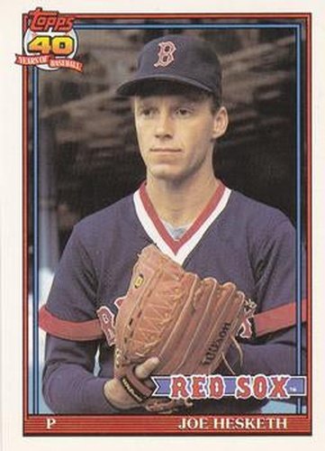 #269 Joe Hesketh - Boston Red Sox - 1991 O-Pee-Chee Baseball