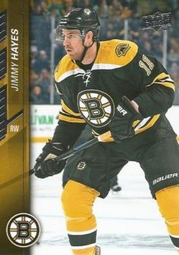 #269 Jimmy Hayes - Boston Bruins - 2015-16 Upper Deck Hockey