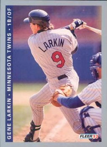 #269 Gene Larkin - Minnesota Twins - 1993 Fleer Baseball
