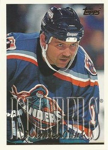 #269 Wendel Clark - New York Islanders - 1995-96 Topps Hockey