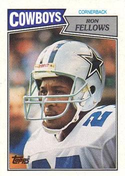 #269 Ron Fellows - Dallas Cowboys - 1987 Topps Football